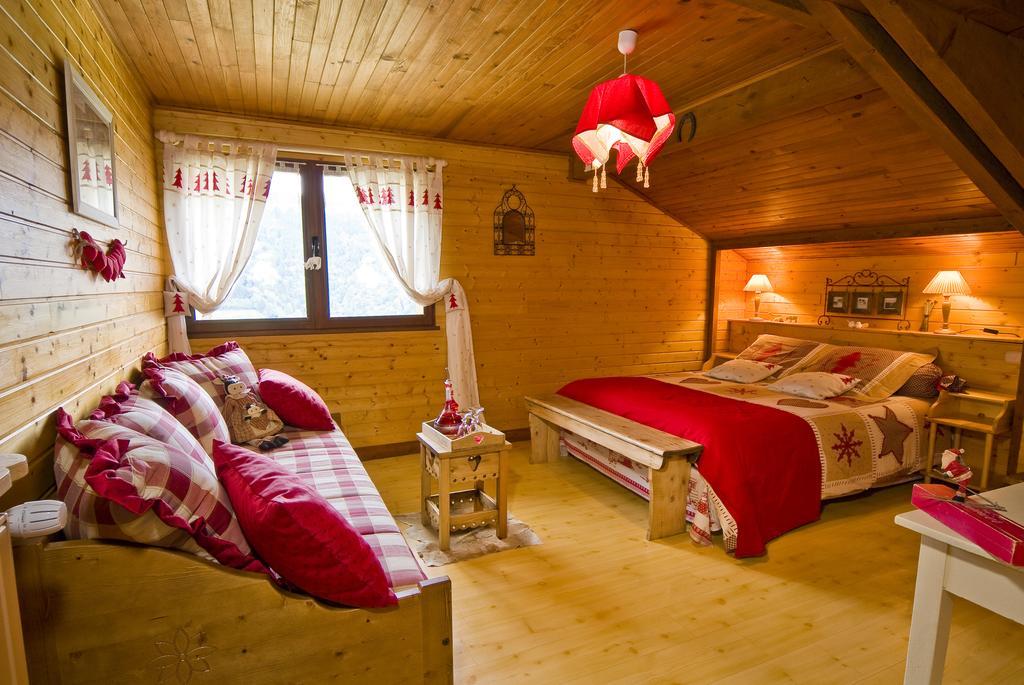 Chalet La Colombiere Sainte-Agnès Zimmer foto